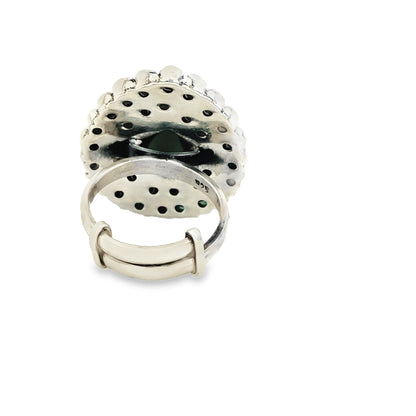 Emerald Royale Teardrop Ring