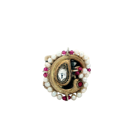 Antique Paisley Pearl Ring