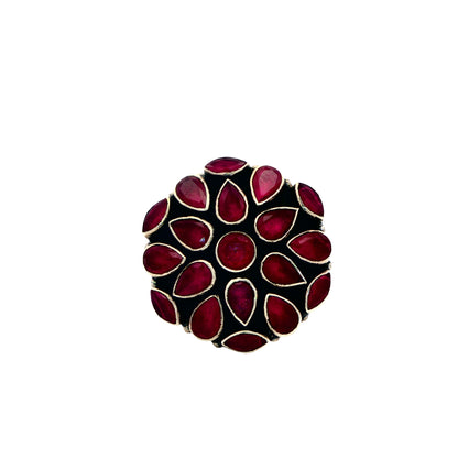 Ruby Bloom Statement Ring