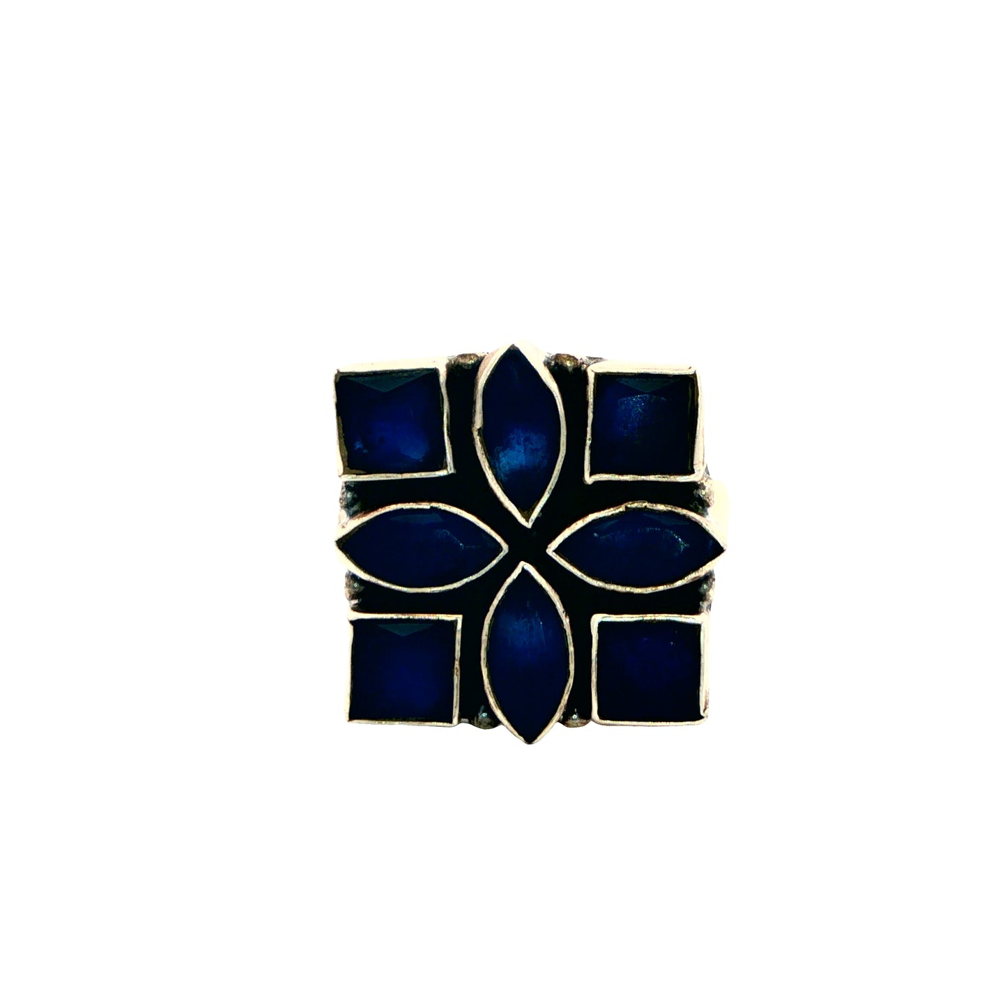 Midnight Sapphire Mosaic Ring