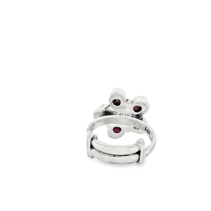 Royal Ruby Bloom Ring