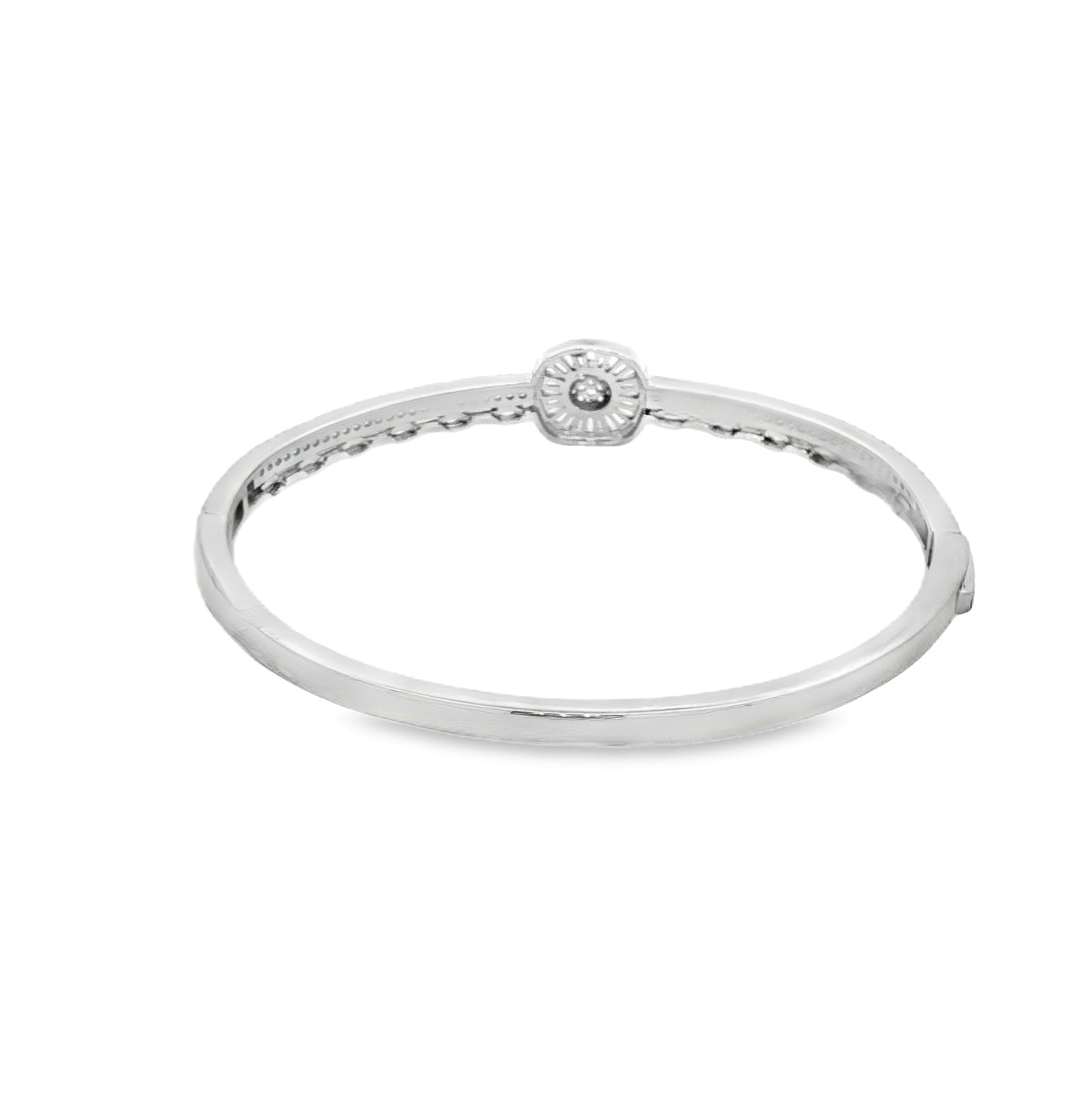 Radiant Halo Diamond Bracelet