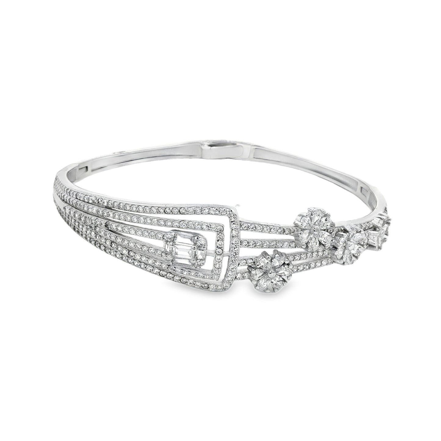 Celeste Floral Diamond Bracelet