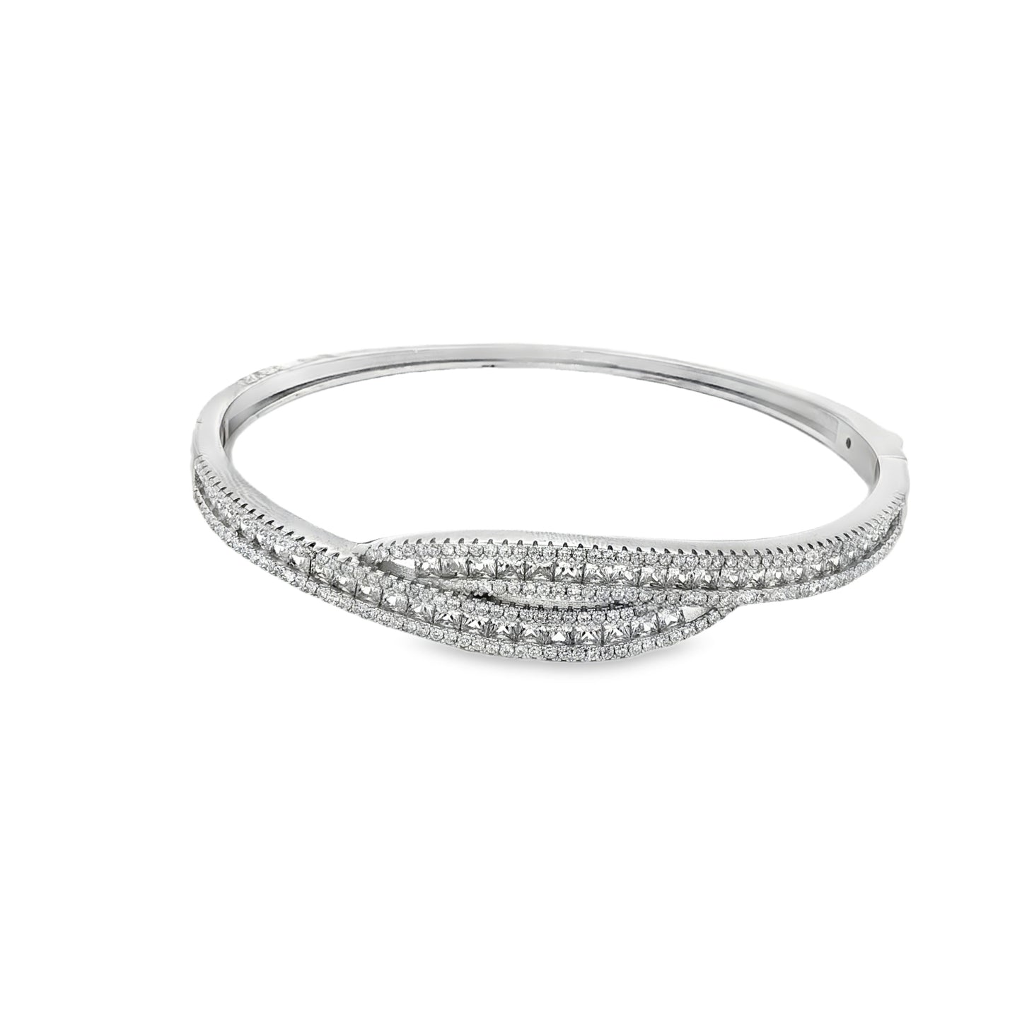Ethereal Wave Diamond Bracelet