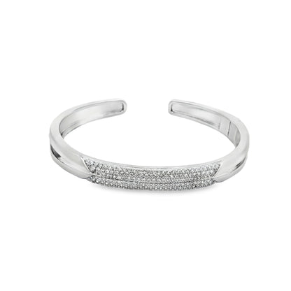 Celeste Pavé Open Bracelet