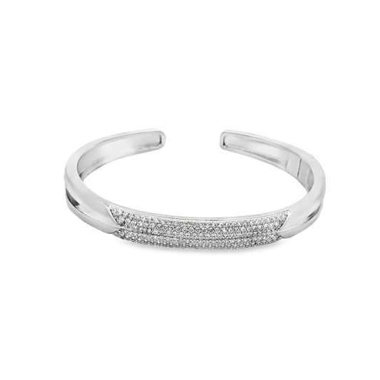 Celeste Pavé Open Bracelet