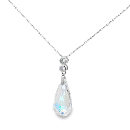 Aurora Drop Diamond Pendant