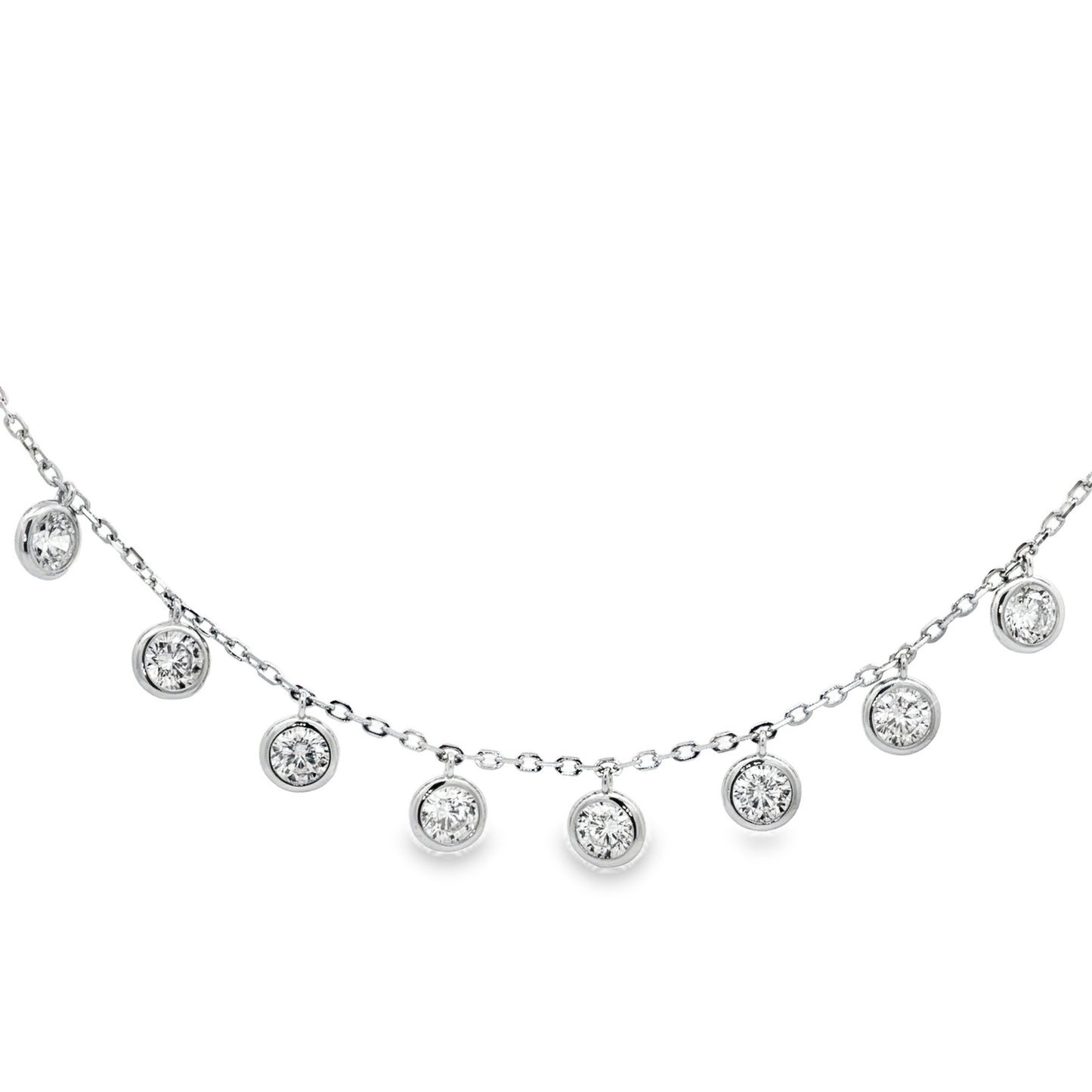 Dazzle Drop Charm Necklace