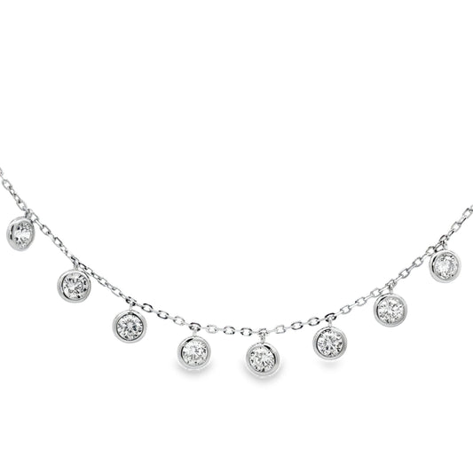 Dazzle Drop Charm Necklace