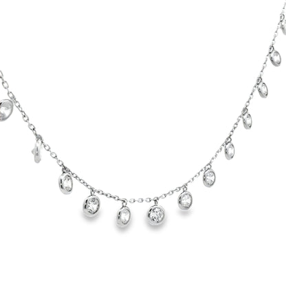 Dazzle Drop Charm Necklace