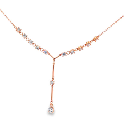 Y-shaped necklace