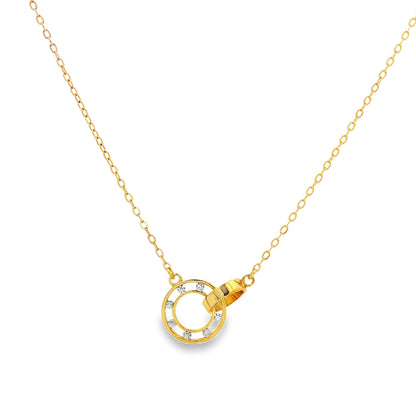 Eternal Circle Duo Pendant