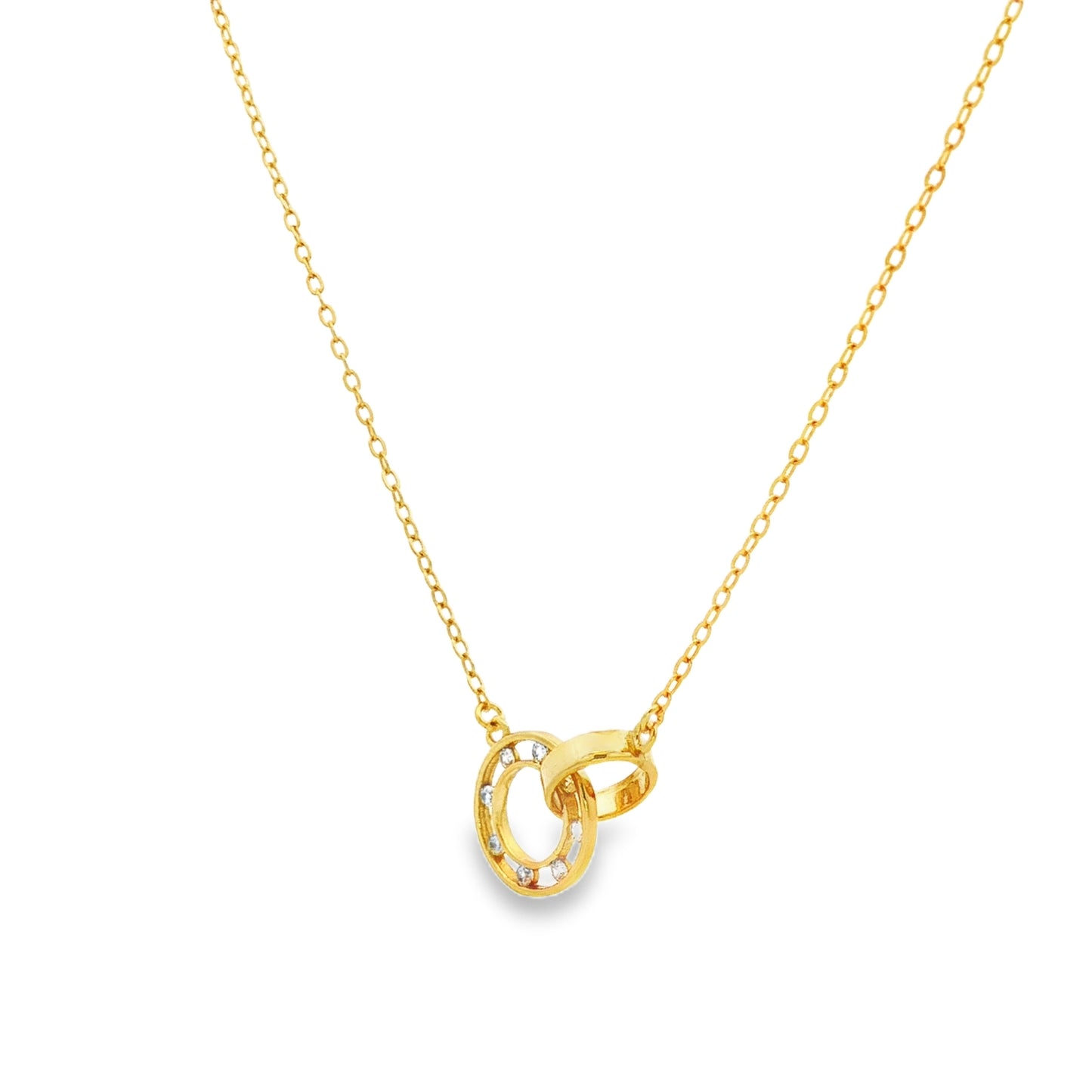 Eternal Circle Duo Pendant