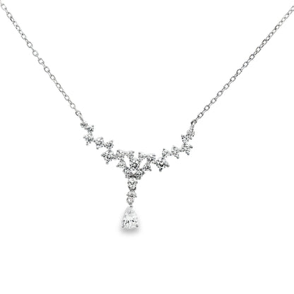Celestial Vine Diamond Drop Necklace