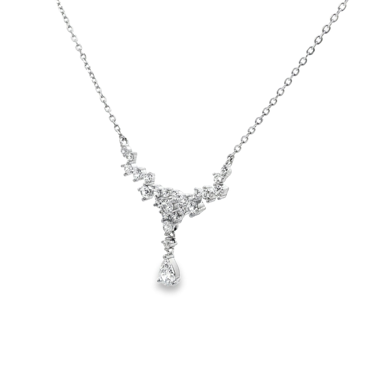 Celestial Vine Diamond Drop Necklace