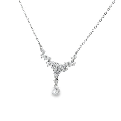 Celestial Vine Diamond Drop Necklace