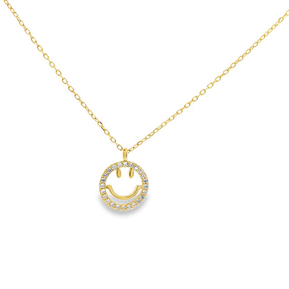 Golden Joy Smile Pendant