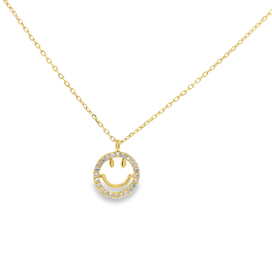 Golden Joy Smile Pendant