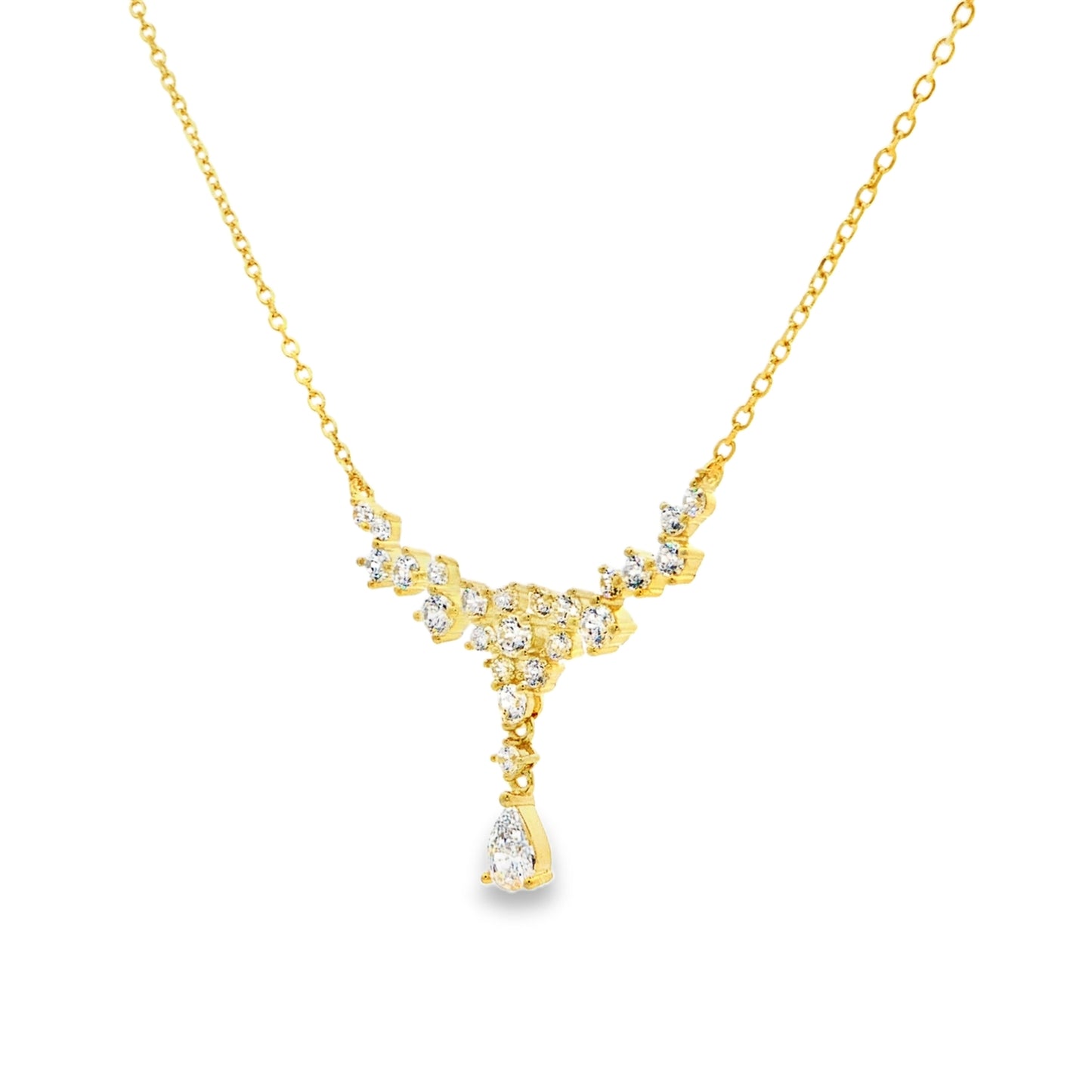 Celeste Drop Diamond Necklace