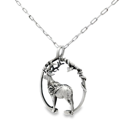 Majestic Stag Emblem Pendant