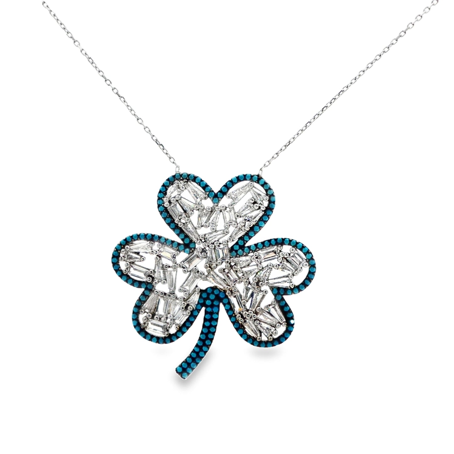 Lucky Radiance Clover Pendant