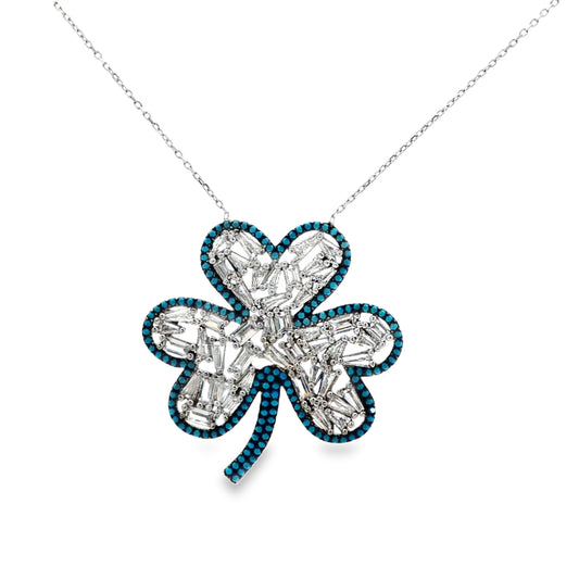 Lucky Radiance Clover Pendant