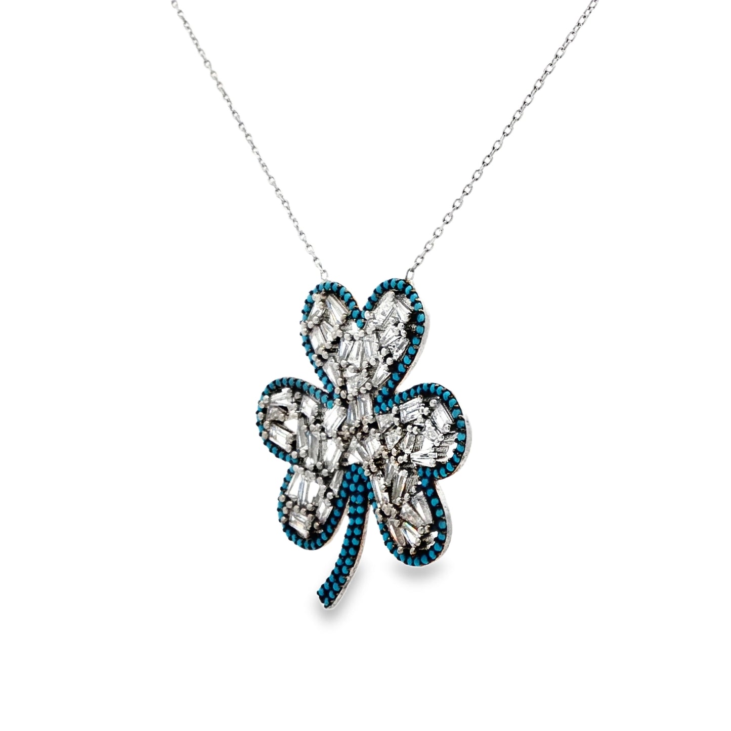 Lucky Radiance Clover Pendant