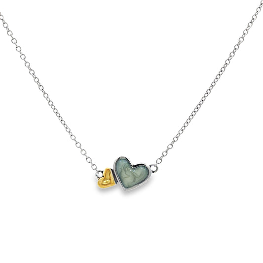Dual Heart Harmony Pendant