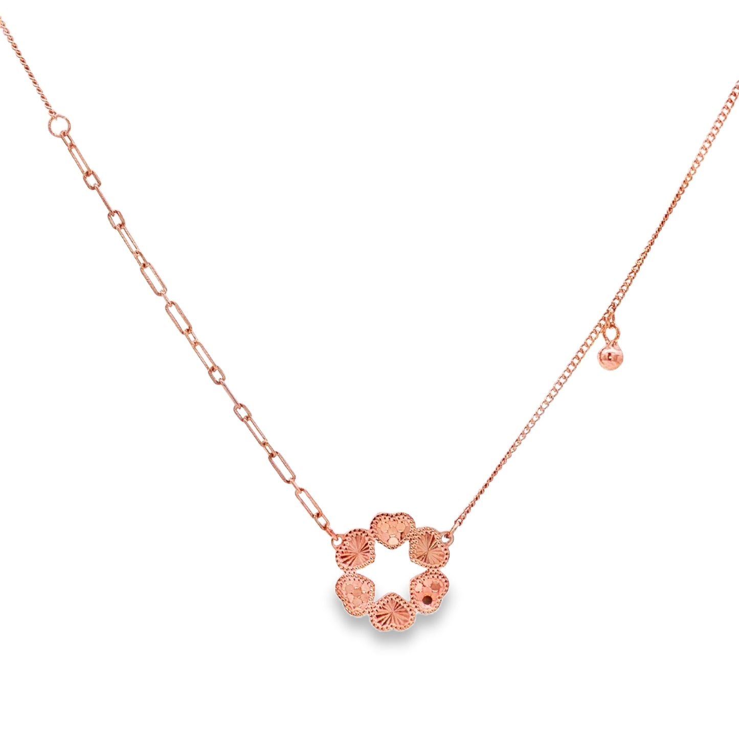 Celestial Bloom Halo Pendant