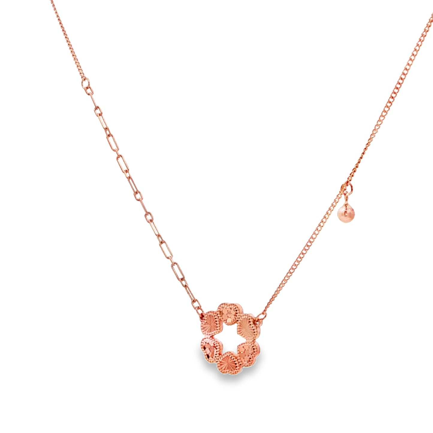 Celestial Bloom Halo Pendant