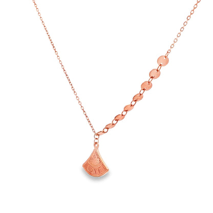 Rosé Love Fan Pendant