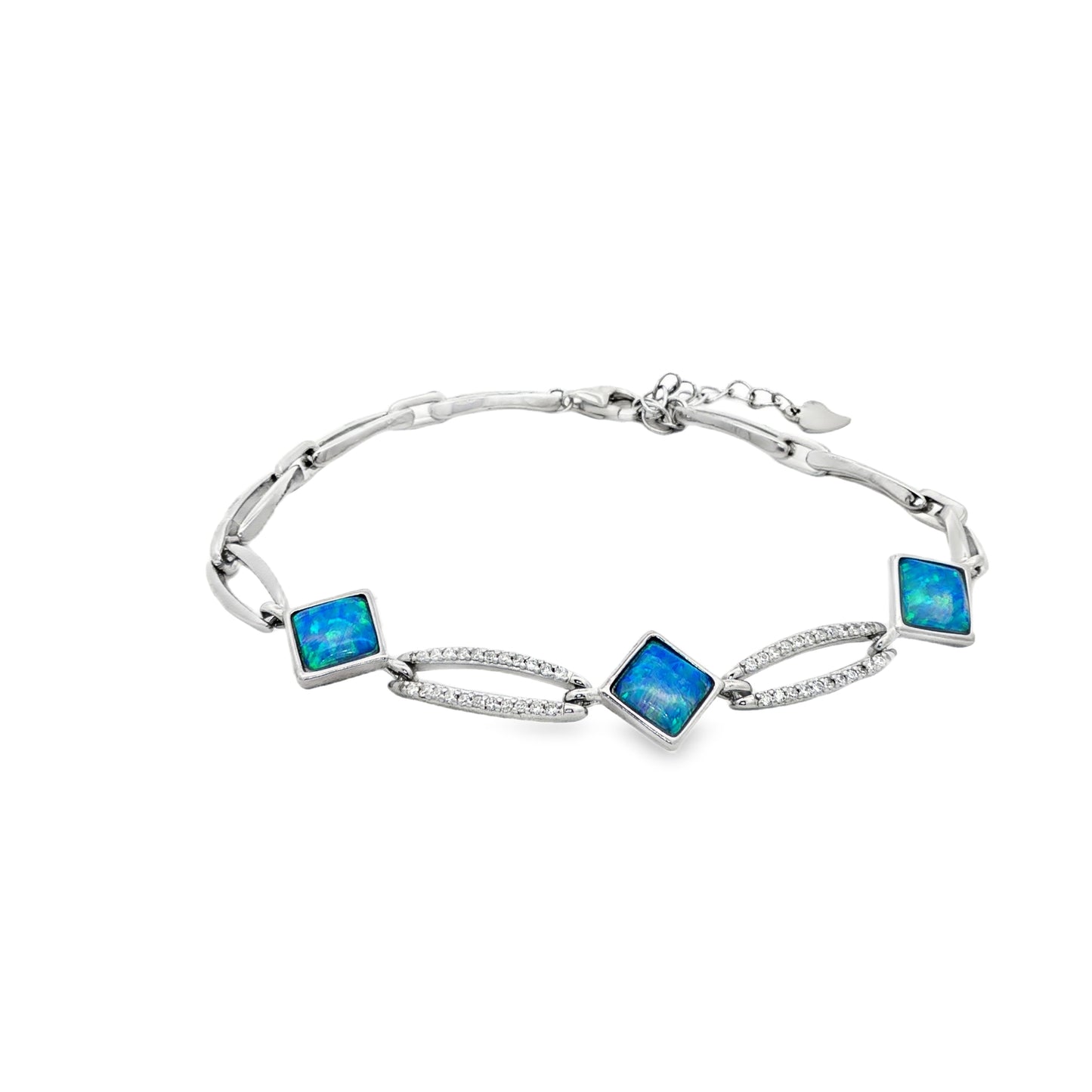 Ocean Radiance Opal Link Bracelet