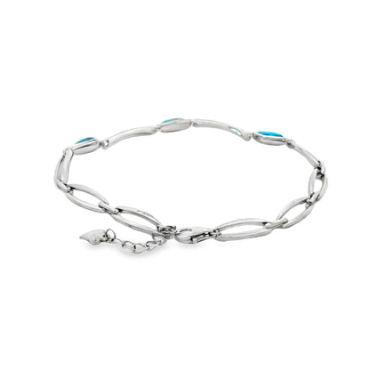 Ocean Radiance Opal Link Bracelet