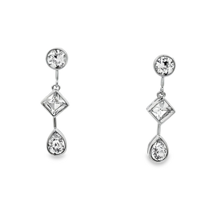 Crystal Cascade Drop Earrings