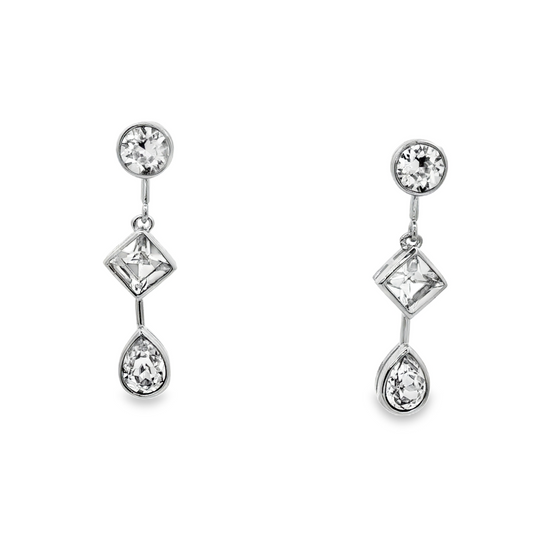 Crystal Cascade Drop Earrings