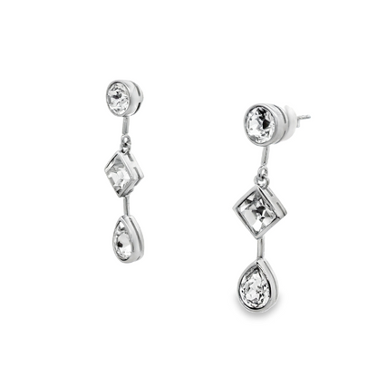 Crystal Cascade Drop Earrings