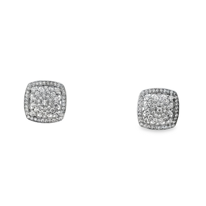 Vintage Bloom Diamond Studs
