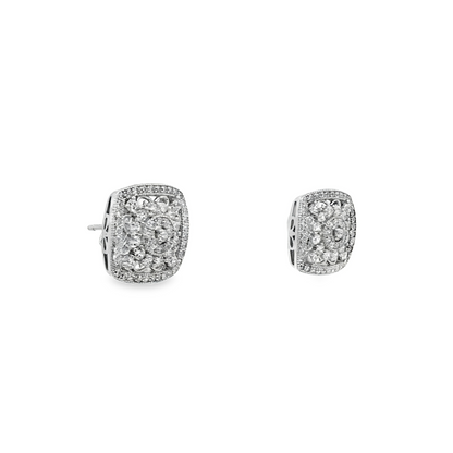 Vintage Bloom Diamond Studs