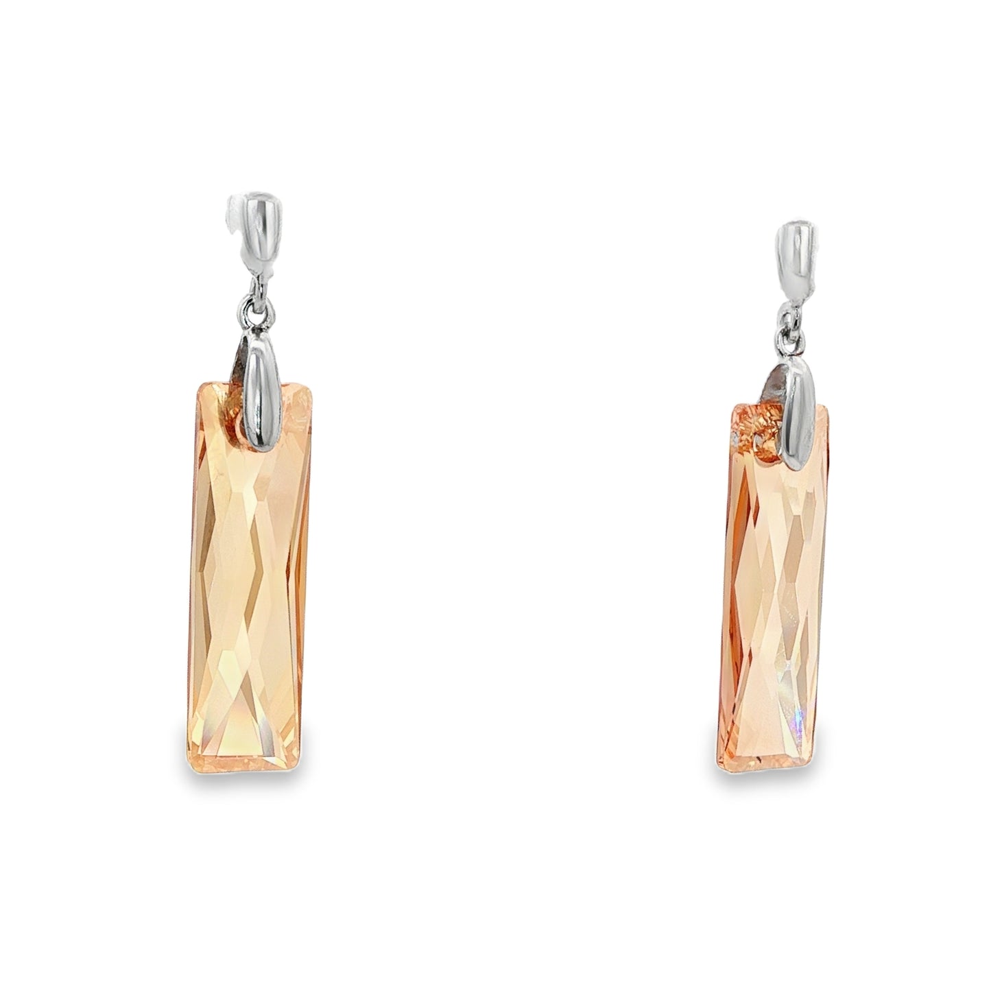 Golden Prism Drop Earrings