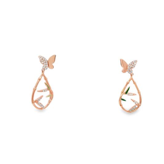 Butterfly Garden Drop Earrings