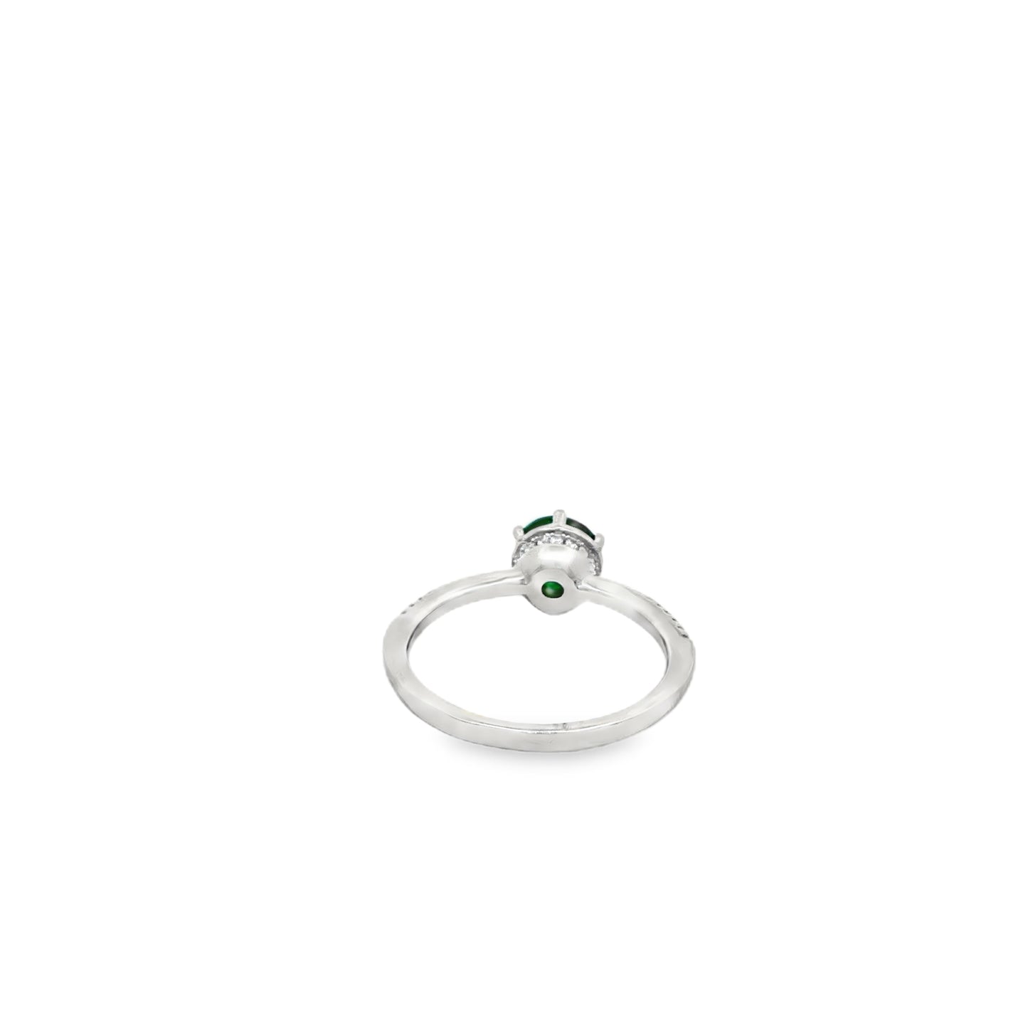 Emerald Grace Solitaire Ring