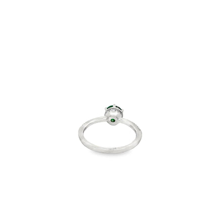 Emerald Grace Solitaire Ring