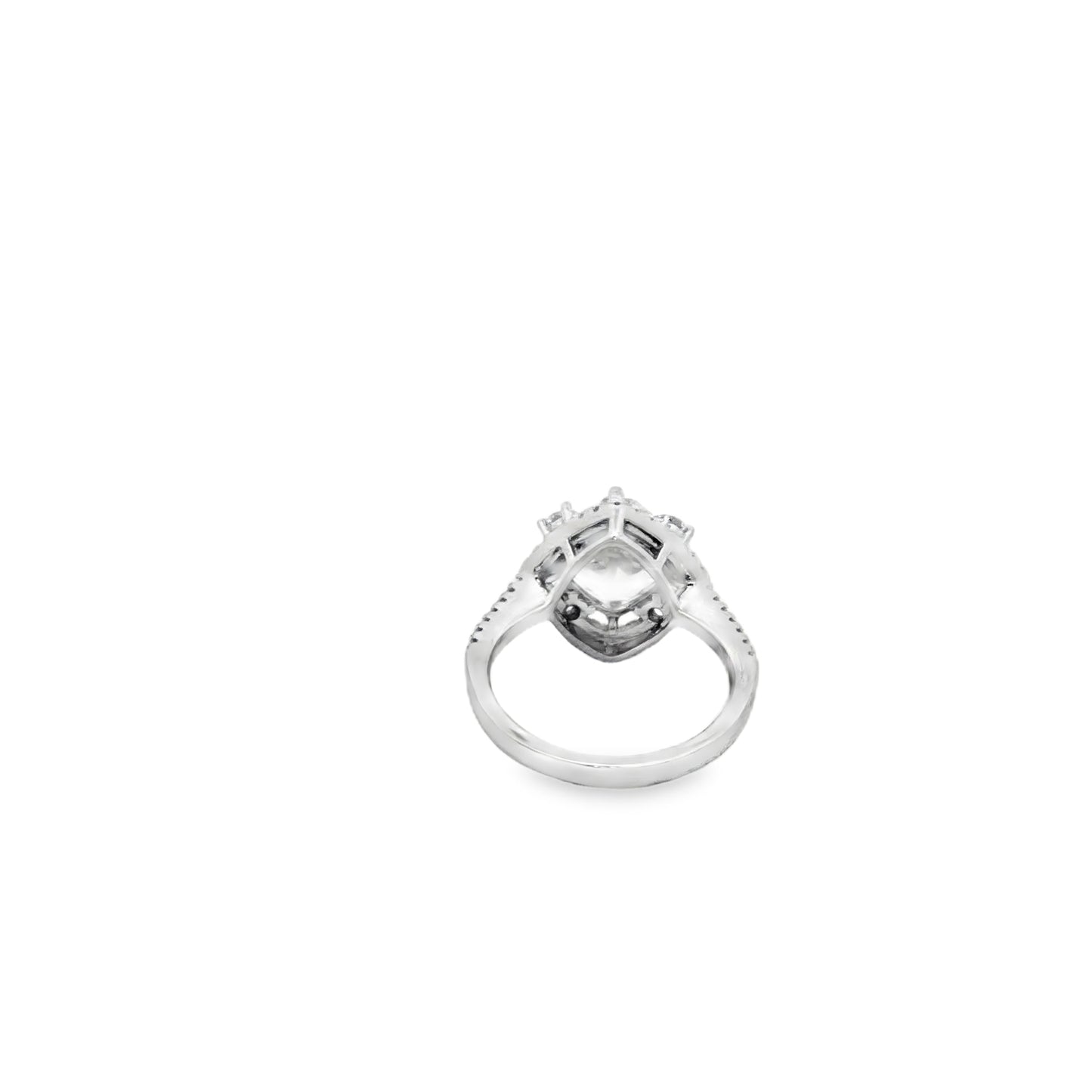 Royal Cushion Halo Diamond Ring