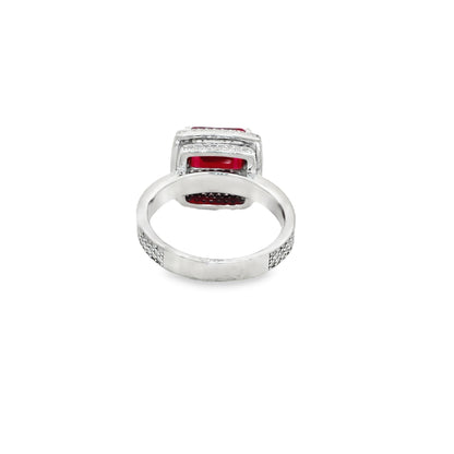 Scarlet Majesty Halo Ring