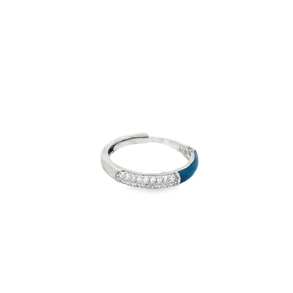 Azure Curve Diamond Ring