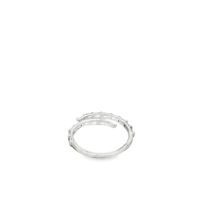 Dual Line Baguette Wrap Ring
