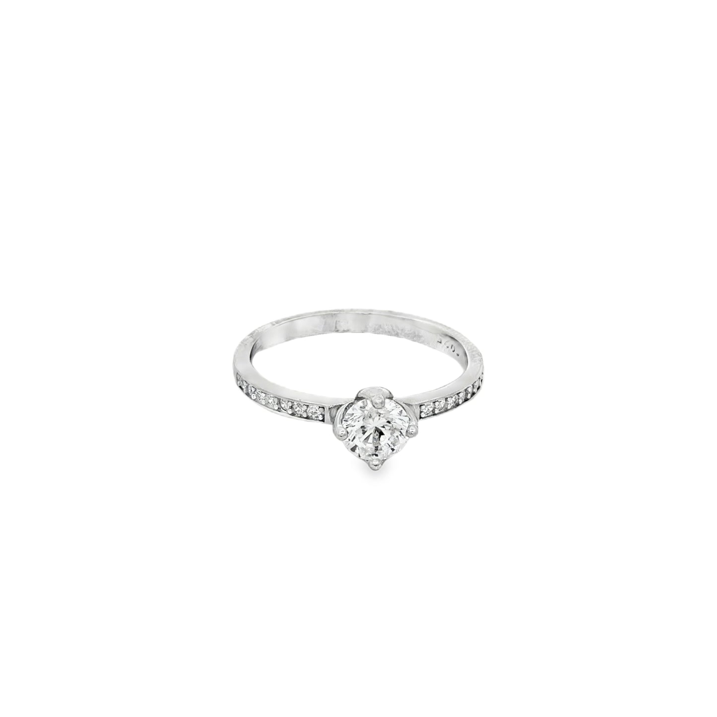 Elegant Spark Solitaire Ring