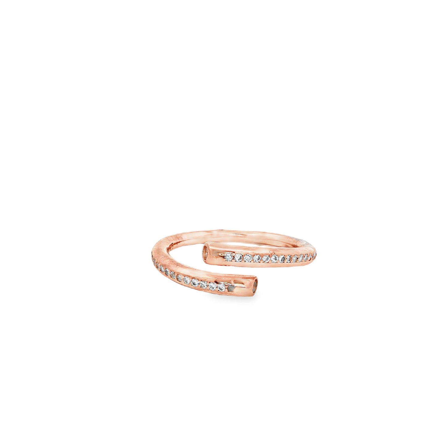 Rose Twist Diamond Ring