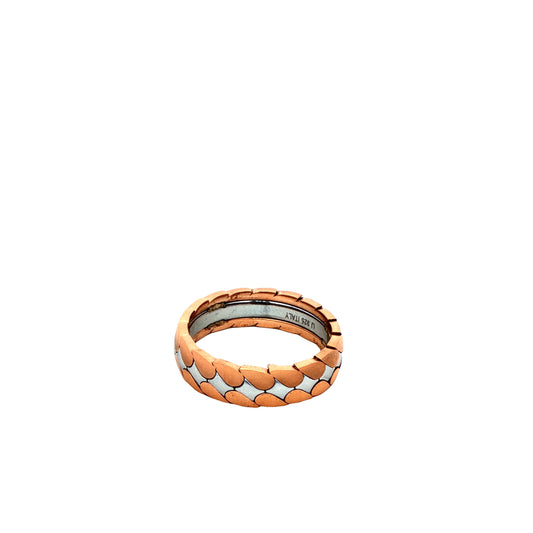 Petal Mosaic Dual-Tone Ring