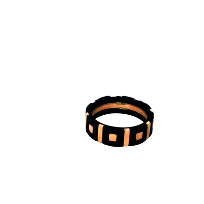 Midnight Gold Bar Statement Ring
